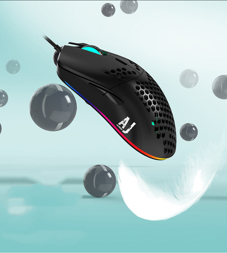 Heijue Aj390 Gaming Maus – Leicht & Präzis