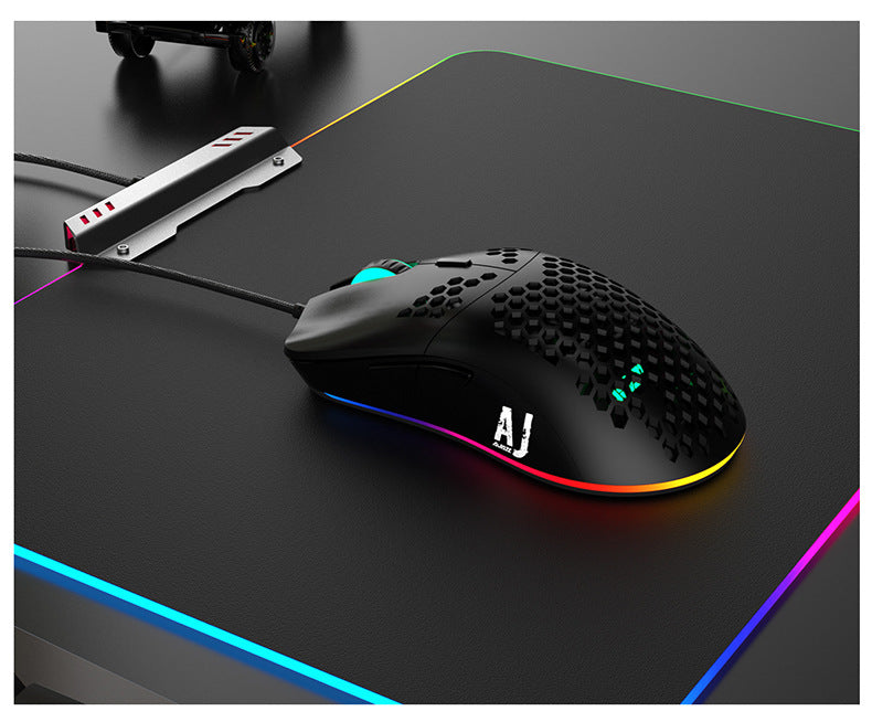 Heijue Aj390 Gaming Maus – Leicht & Präzis