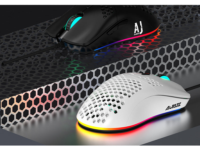 Heijue Aj390 Gaming Maus – Leicht & Präzis