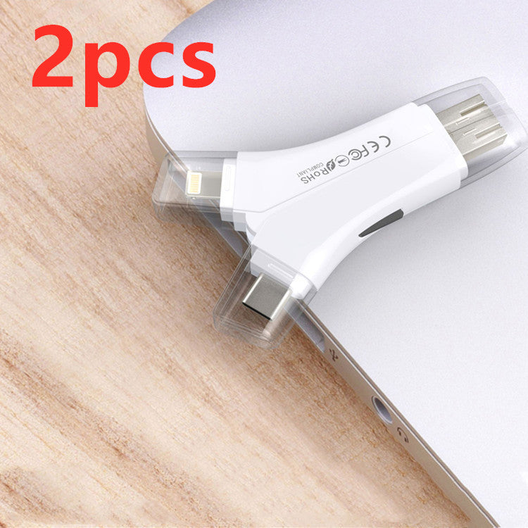 4-in-1 USB Kartenleser für SD & TF Karten