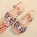 Mädchen Sandalen mit Schleife & Strass