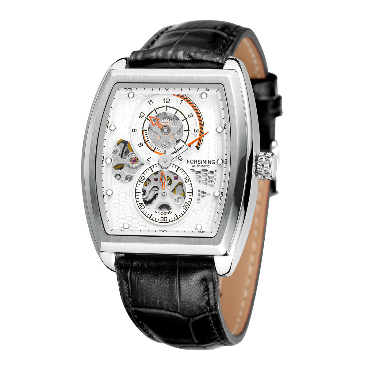 Mechanische Herrenuhr im quadratischen Design – Bild 7 | LuxeStyle