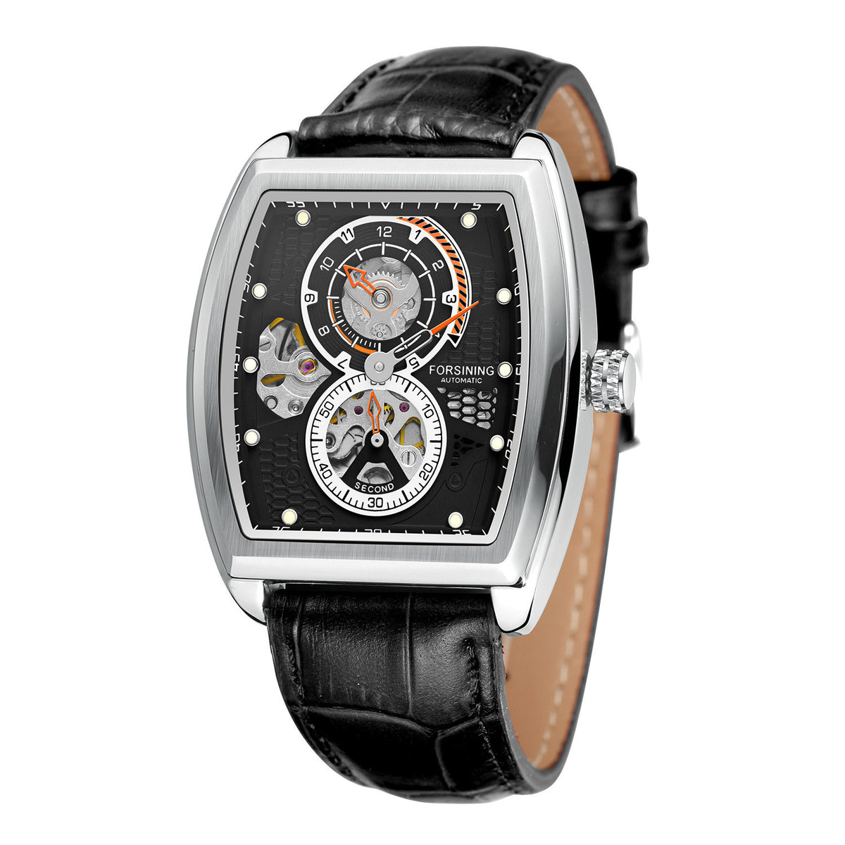 Mechanische Herrenuhr im quadratischen Design – Bild 5 | LuxeStyle