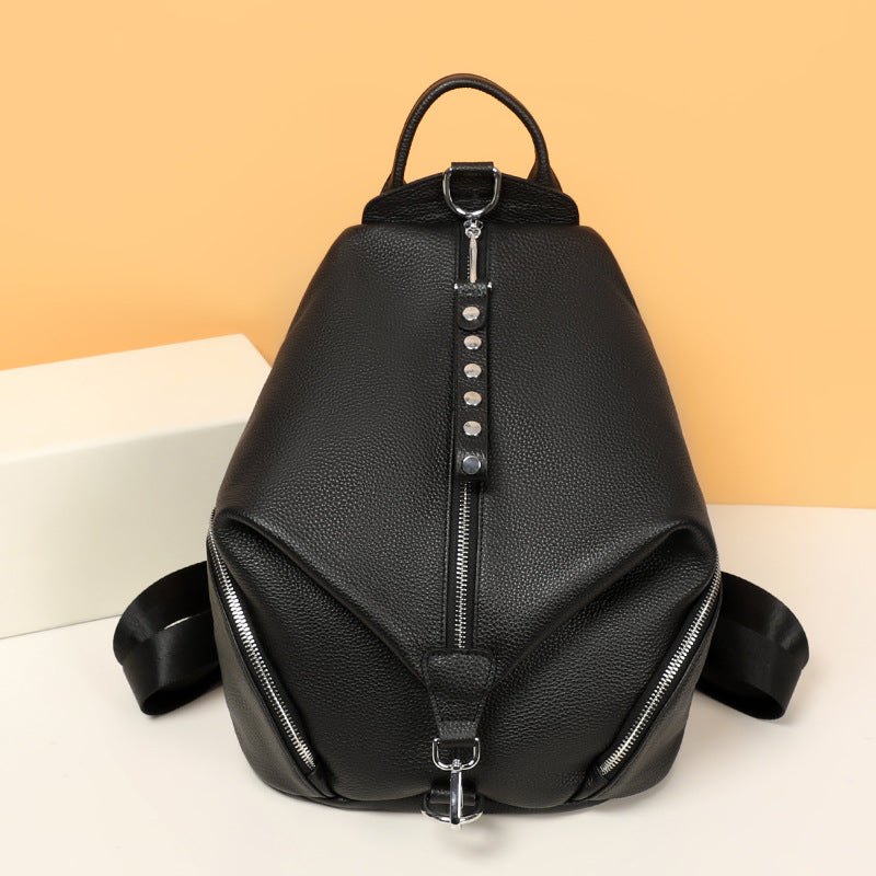 Diebstahlsicherer Geneva Rucksack aus Leder – Bild 4 | LuxeStyle