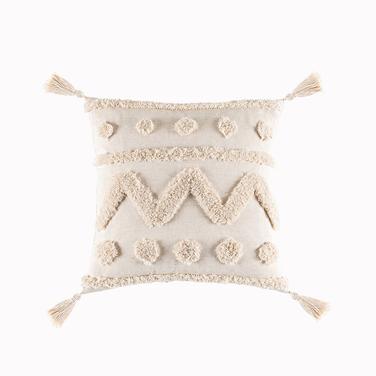 Apricot-Geometrie-Kissenbezug – Bild 7 | LuxeStyle