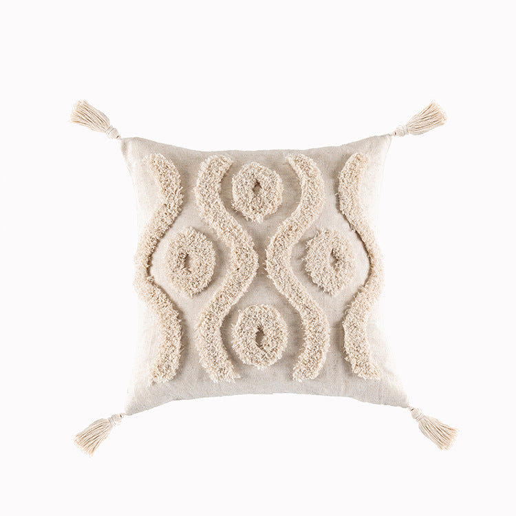 Apricot-Geometrie-Kissenbezug – Bild 4 | LuxeStyle