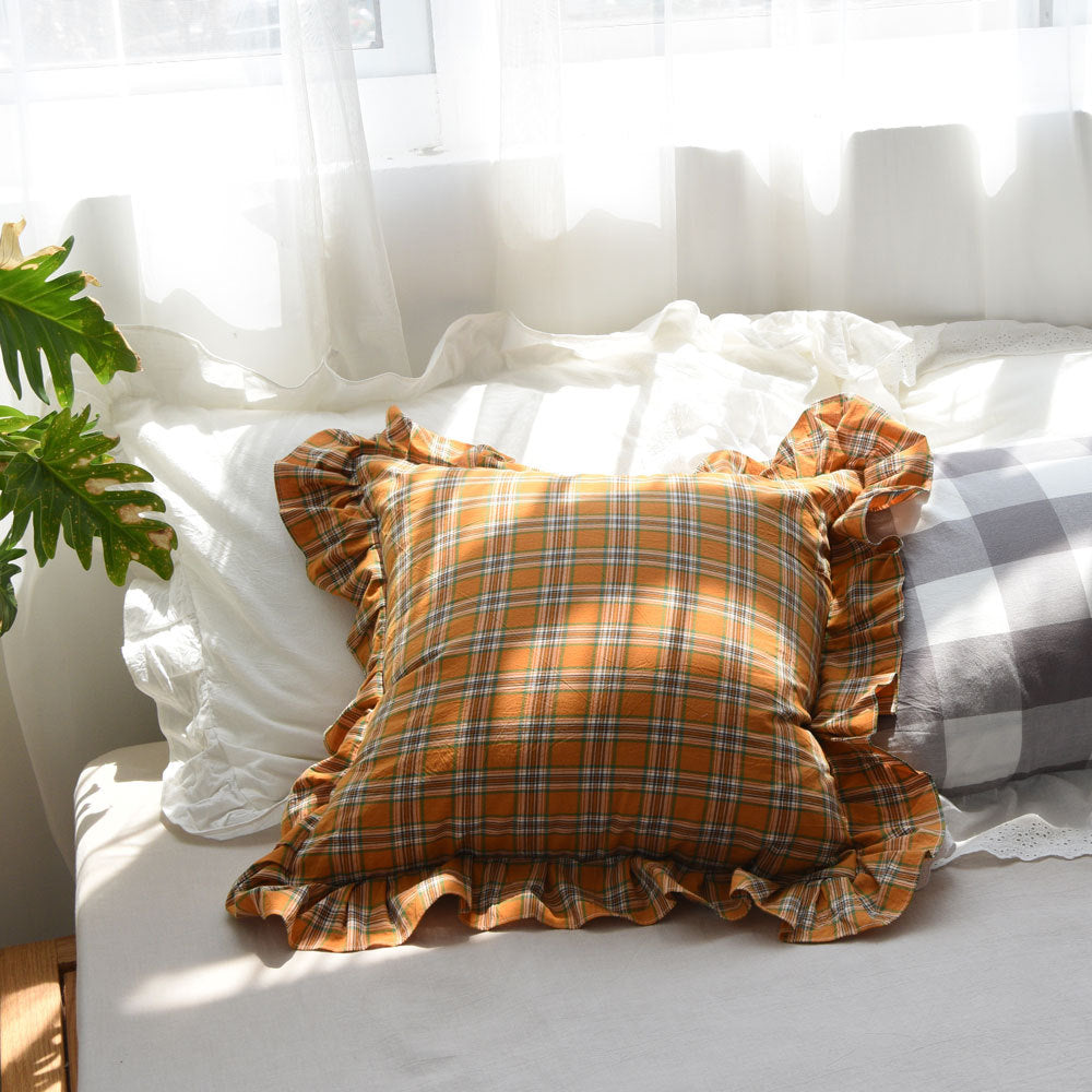 Gestreifter Kissenbezug aus Baumwolle – Bild 5 | LuxeStyle