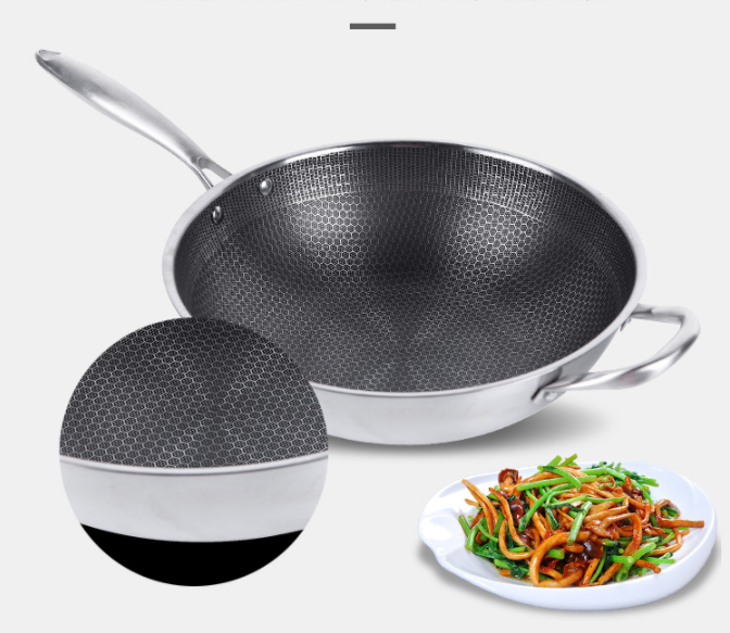 Edelstahl Wok Antihaft-Pfanne – Bild 5 | LuxeStyle