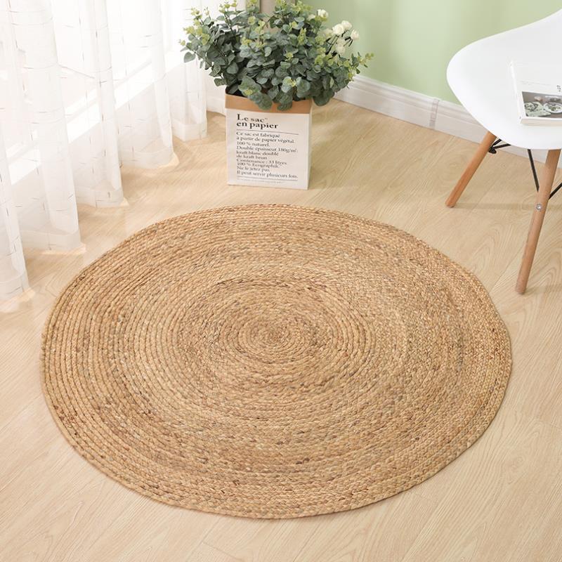 Runder Rattan-Teppich aus Wassergras – Bild 2 | LuxeStyle