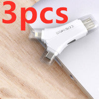 4-in-1 USB Kartenleser für SD & TF Karten