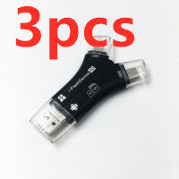 4-in-1 USB Kartenleser für SD & TF Karten