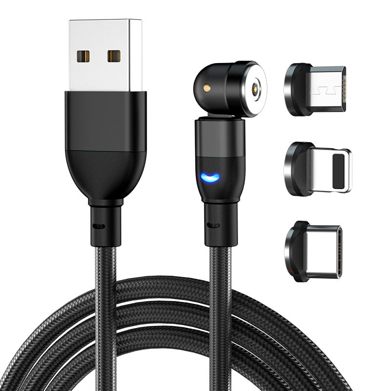 Magnetisches 3-in-1 Ladekabel (540° drehbar)