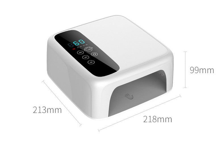 Kabellose, wiederaufladbare Nagellampe mit Touchscreen