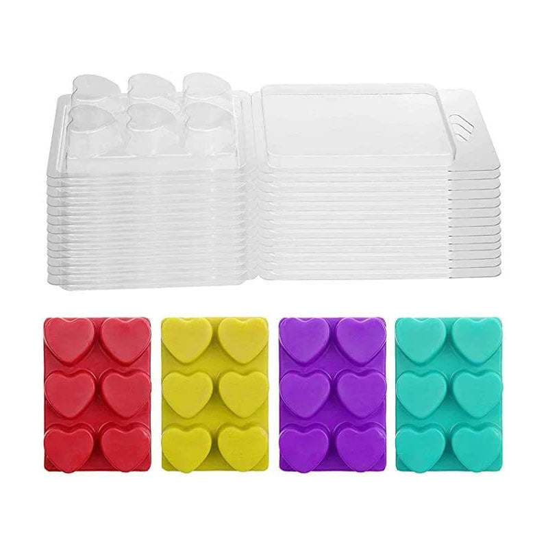 Herzformige Duftkerzenform aus PVC | LuxeStyle