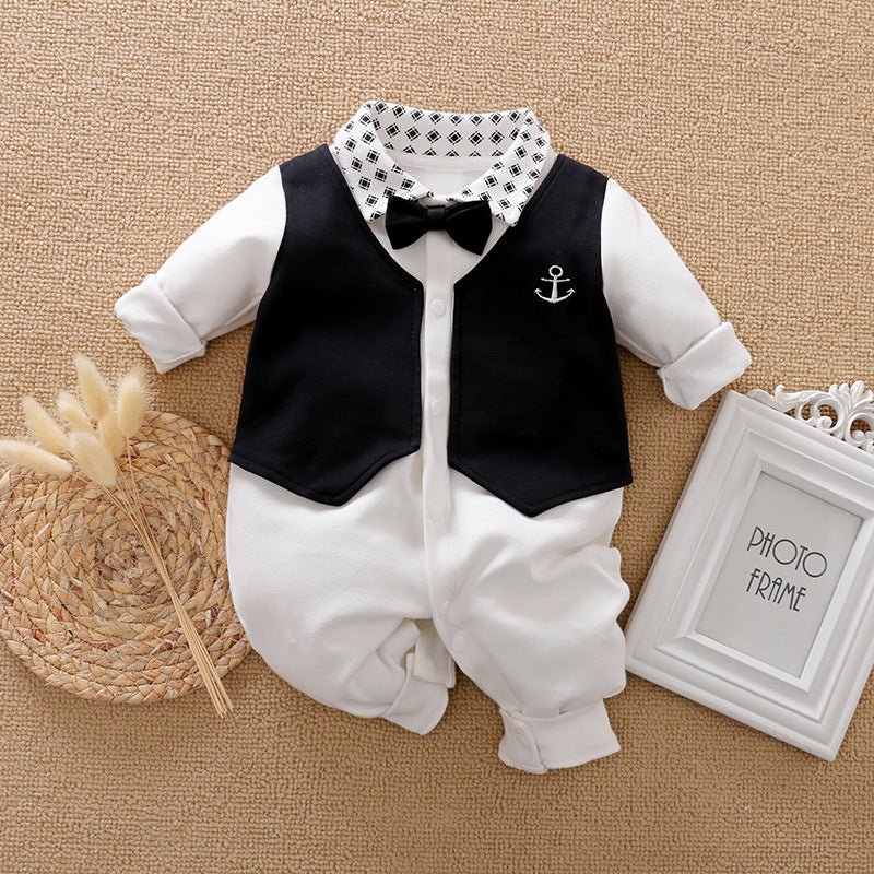 Baby Gentleman Jumpsuit aus Baumwolle