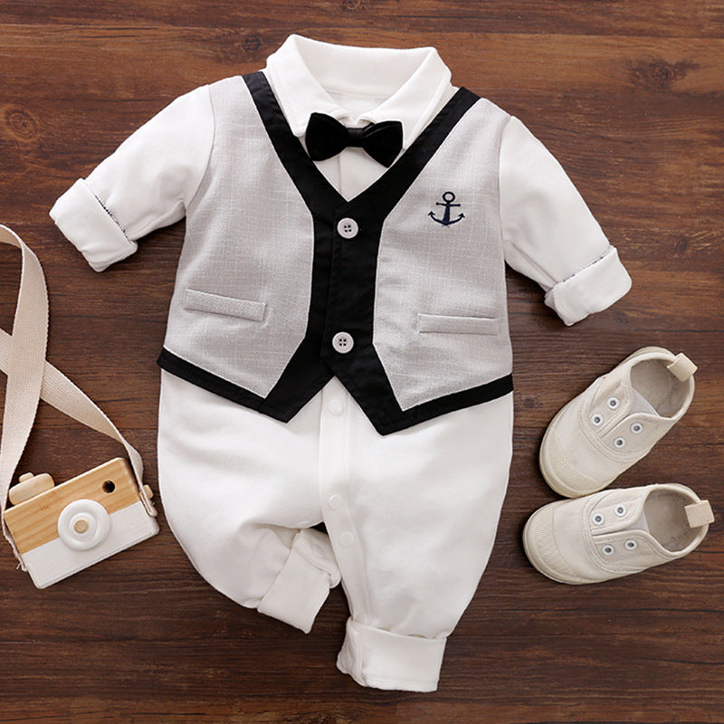 Baby Gentleman Jumpsuit aus Baumwolle