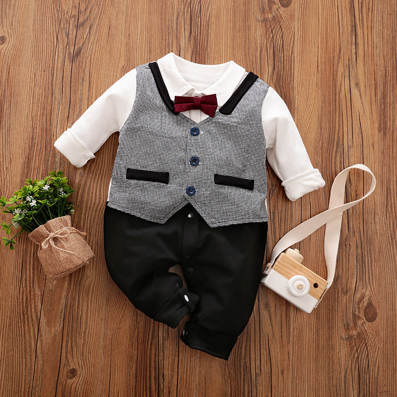 Baby Gentleman Jumpsuit aus Baumwolle