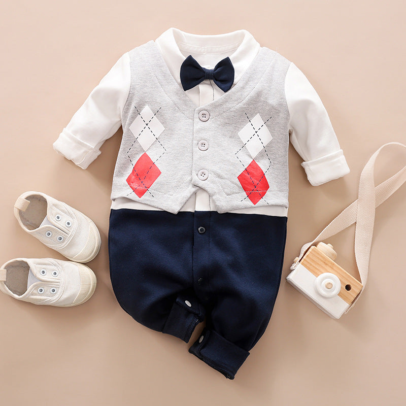 Baby Gentleman Jumpsuit aus Baumwolle