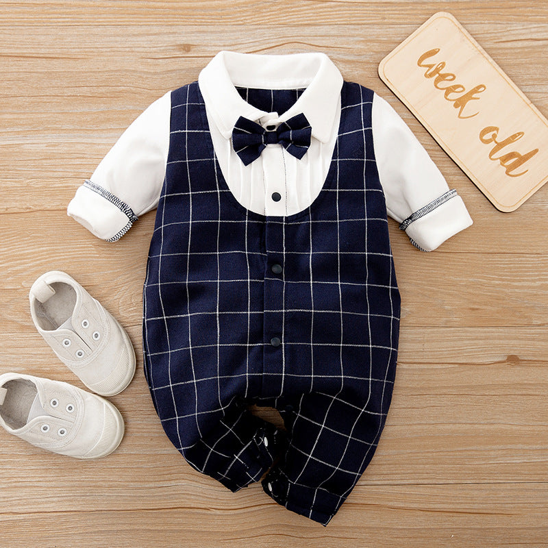 Baby Gentleman Jumpsuit aus Baumwolle
