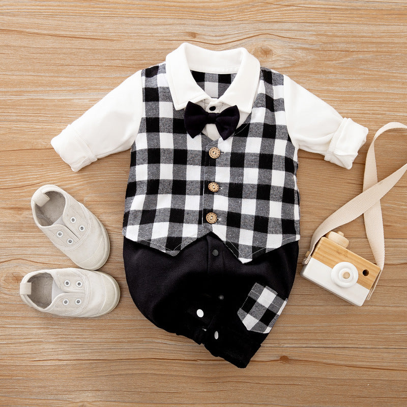 Baby Gentleman Jumpsuit aus Baumwolle