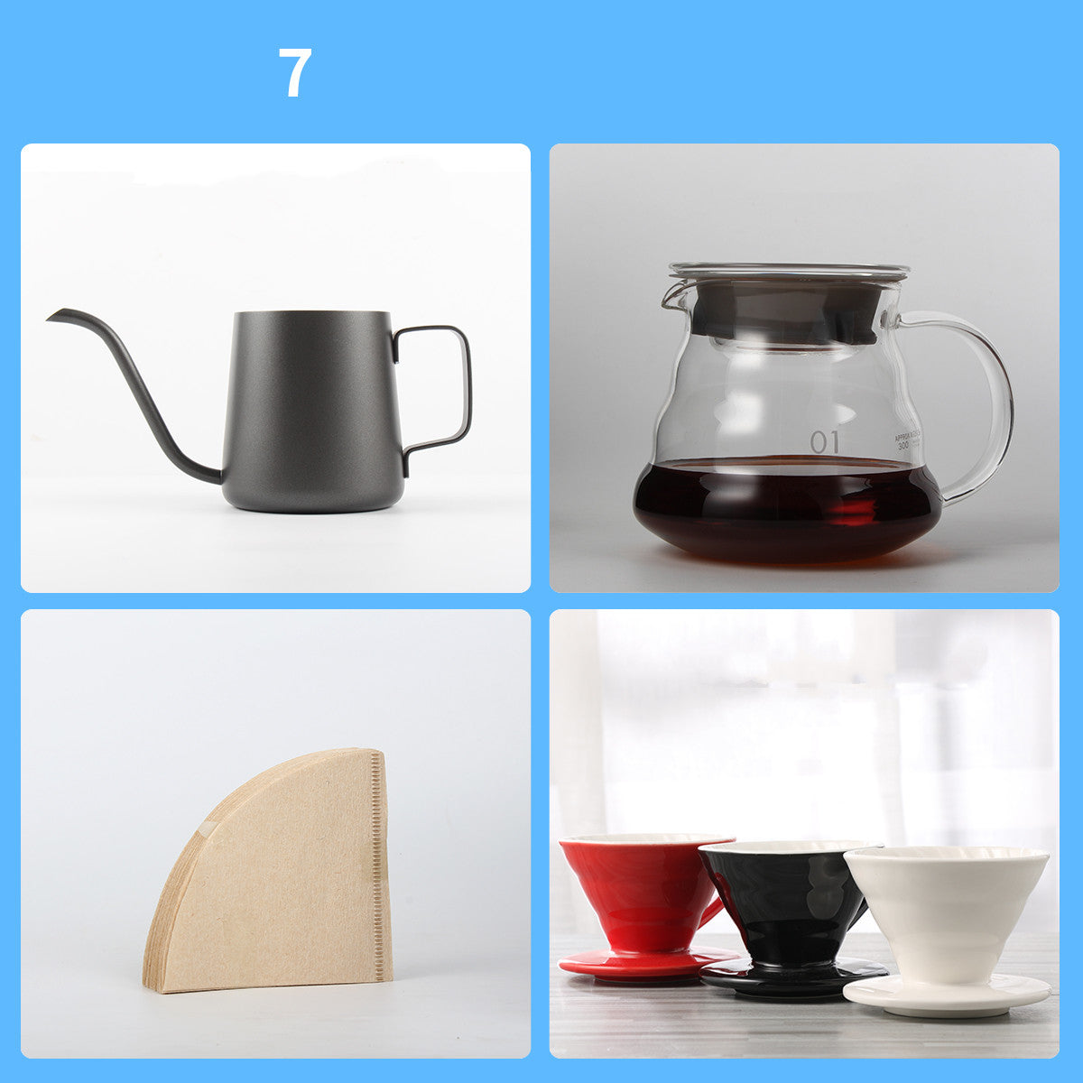 Kaffee-Set mit Filter und Glaskanne – Bild 8 | LuxeStyle