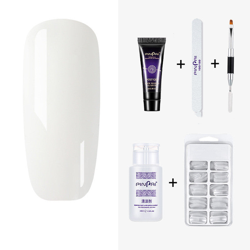 Nagelverlängerungs-Set mit Kristallgel