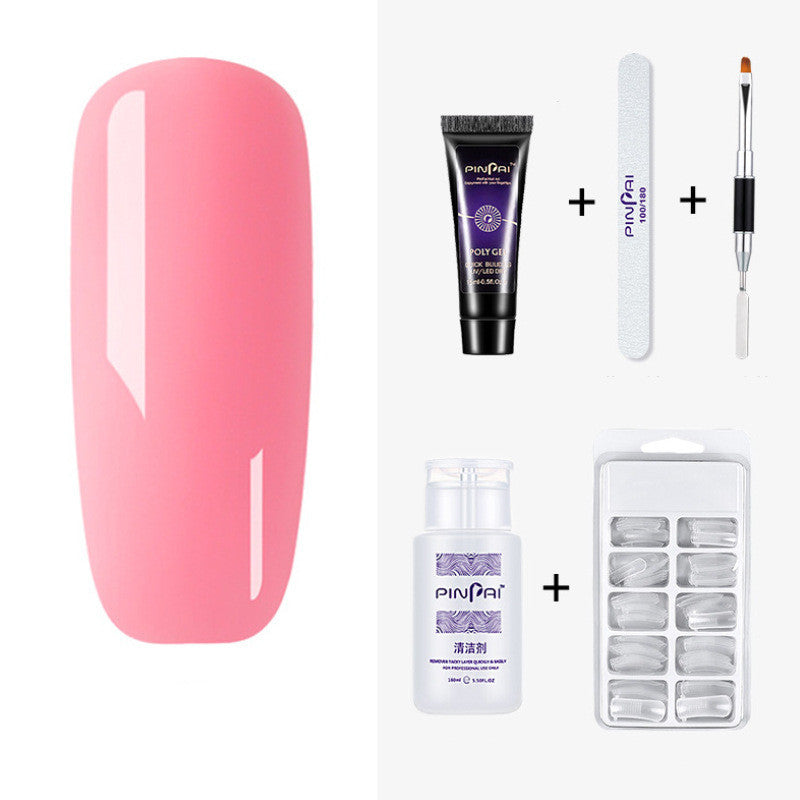Nagelverlängerungs-Set mit Kristallgel
