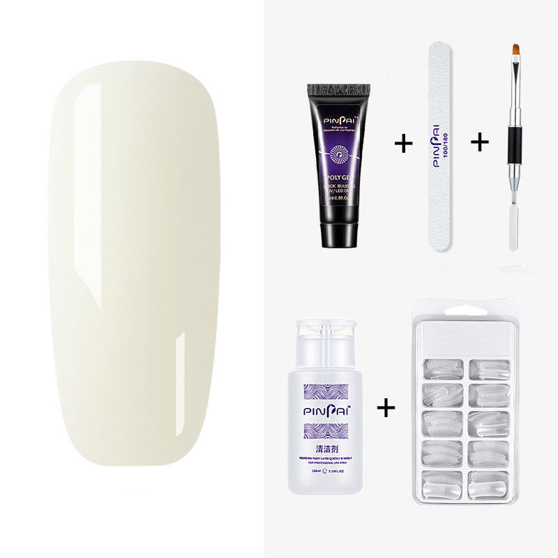 Nagelverlängerungs-Set mit Kristallgel