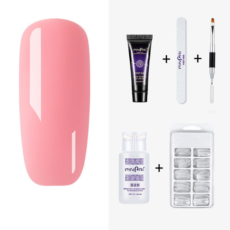 Nagelverlängerungs-Set mit Kristallgel