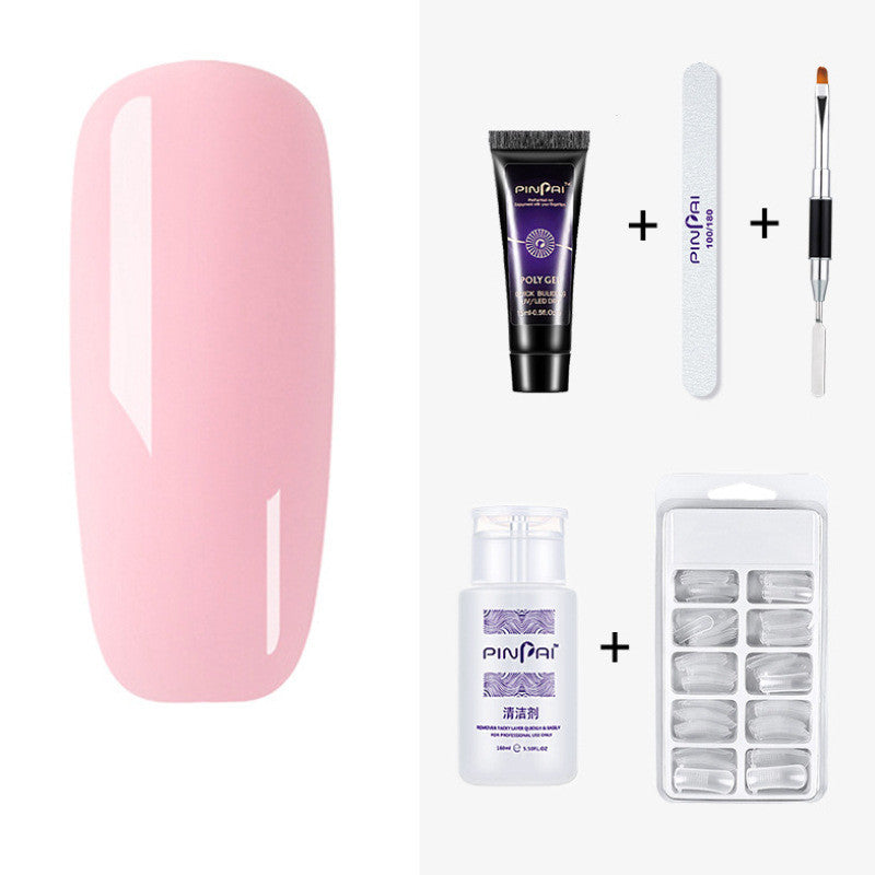 Nagelverlängerungs-Set mit Kristallgel