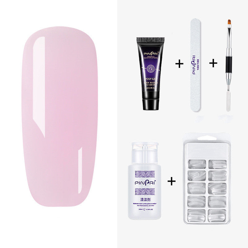 Nagelverlängerungs-Set mit Kristallgel