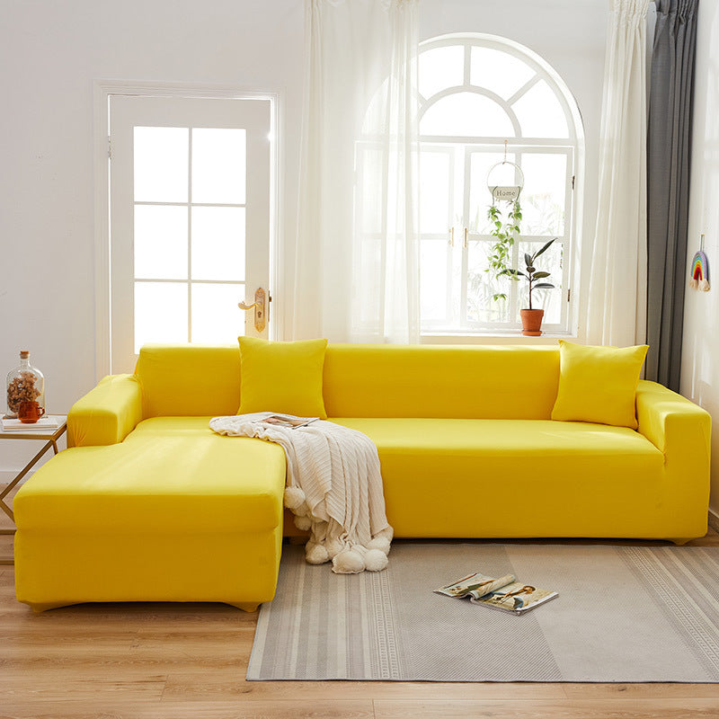 Elastischer Sofaüberzug aus Milchseide – Bild 2 | LuxeStyle
