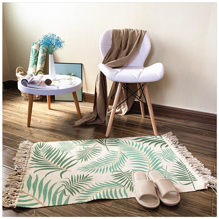Nordischer Baumwoll-Leinen-Teppich – Bild 5 | LuxeStyle