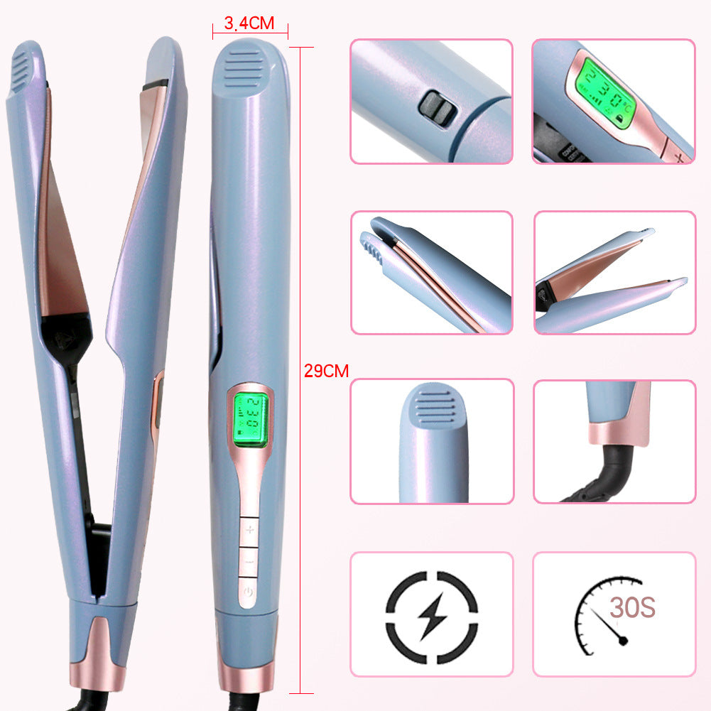 2-in-1 Glätteisen & Lockenstab, Titan-Keramik – Bild 3 | LuxeStyle