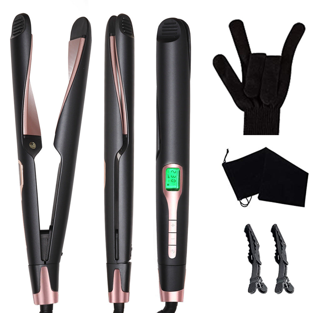 2-in-1 Glätteisen & Lockenstab, Titan-Keramik – Bild 4 | LuxeStyle