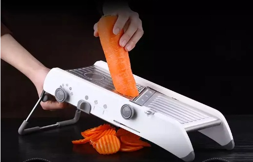 Mandoline mit 4 Schnittstärken und Waffeloption – Bild 7 | LuxeStyle