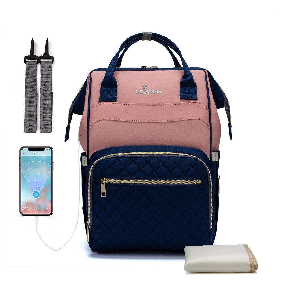 Multifunktionaler Mommy-Rucksack grosse Kapazität – Bild 3 | LuxeStyle