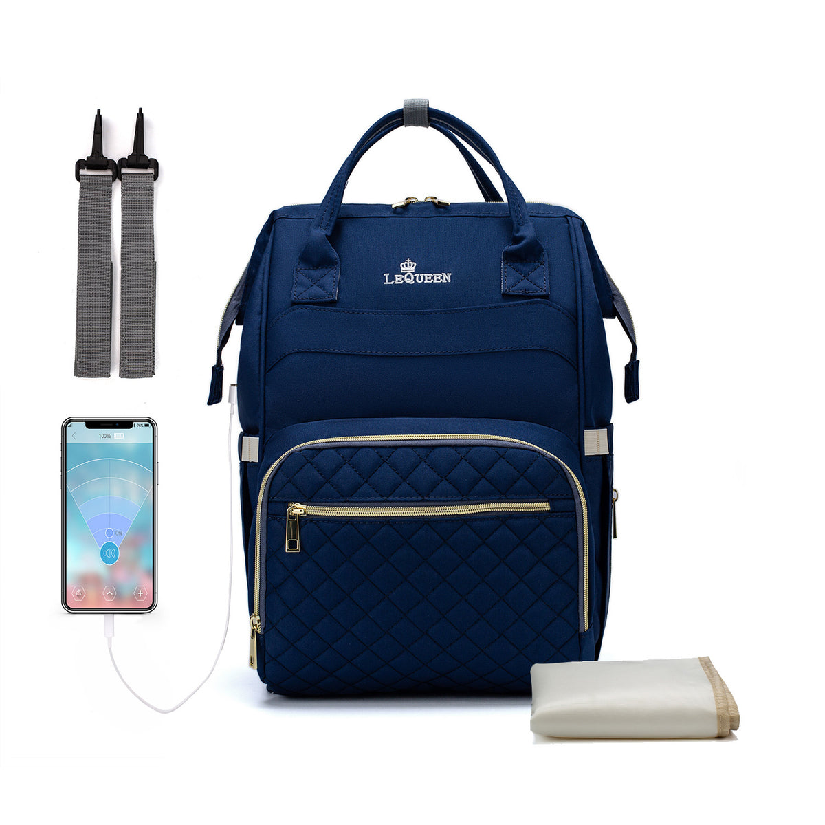 Multifunktionaler Mommy-Rucksack grosse Kapazität – Bild 4 | LuxeStyle