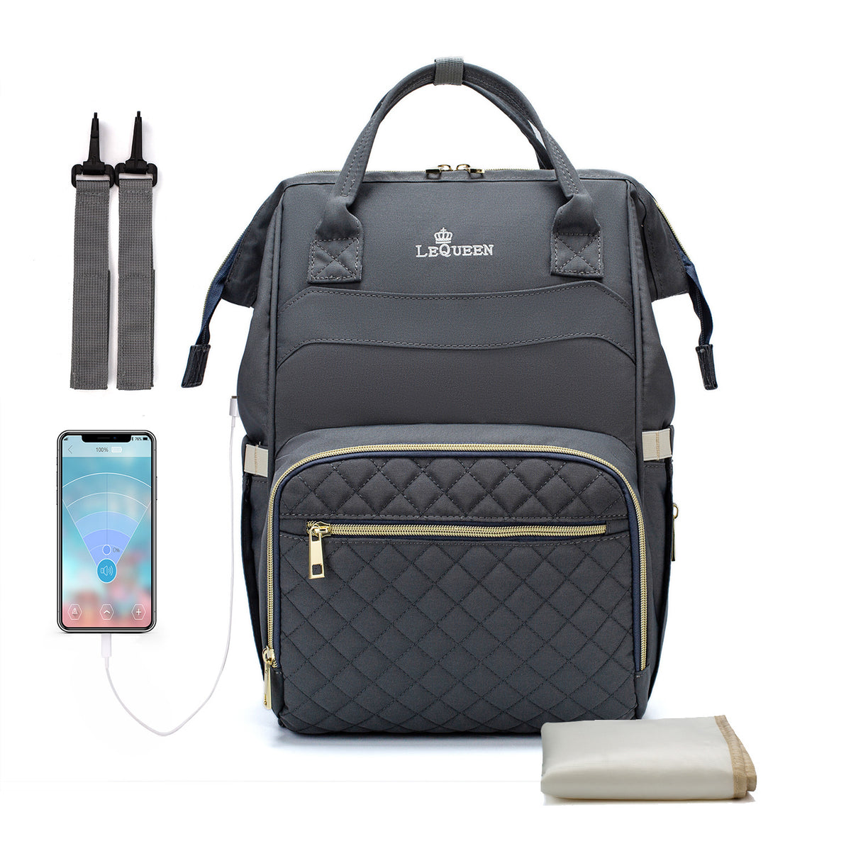 Multifunktionaler Mommy-Rucksack grosse Kapazität – Bild 5 | LuxeStyle