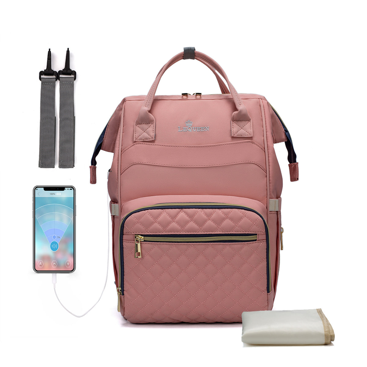 Multifunktionaler Mommy-Rucksack grosse Kapazität – Bild 2 | LuxeStyle