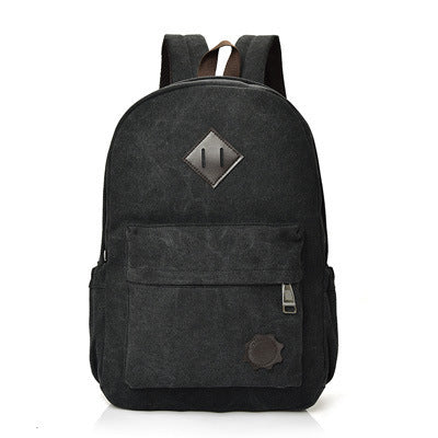 Canvas-Rucksack Retro Trend College Style – Bild 5 | LuxeStyle