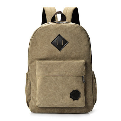 Canvas-Rucksack Retro Trend College Style – Bild 3 | LuxeStyle