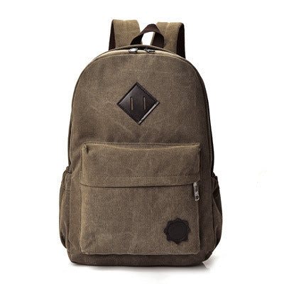 Canvas-Rucksack Retro Trend College Style | LuxeStyle