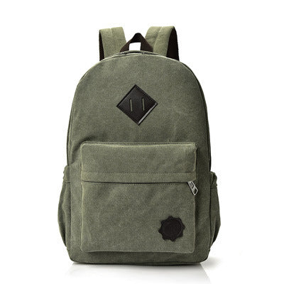 Canvas-Rucksack Retro Trend College Style – Bild 4 | LuxeStyle