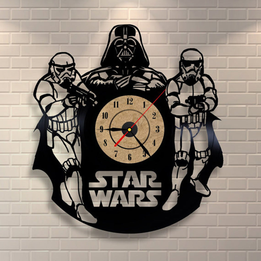 Vinyl-Schallplatten-Uhr