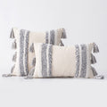 Boho-Kissenbezug mit Spitze und Quasten | LuxeStyle