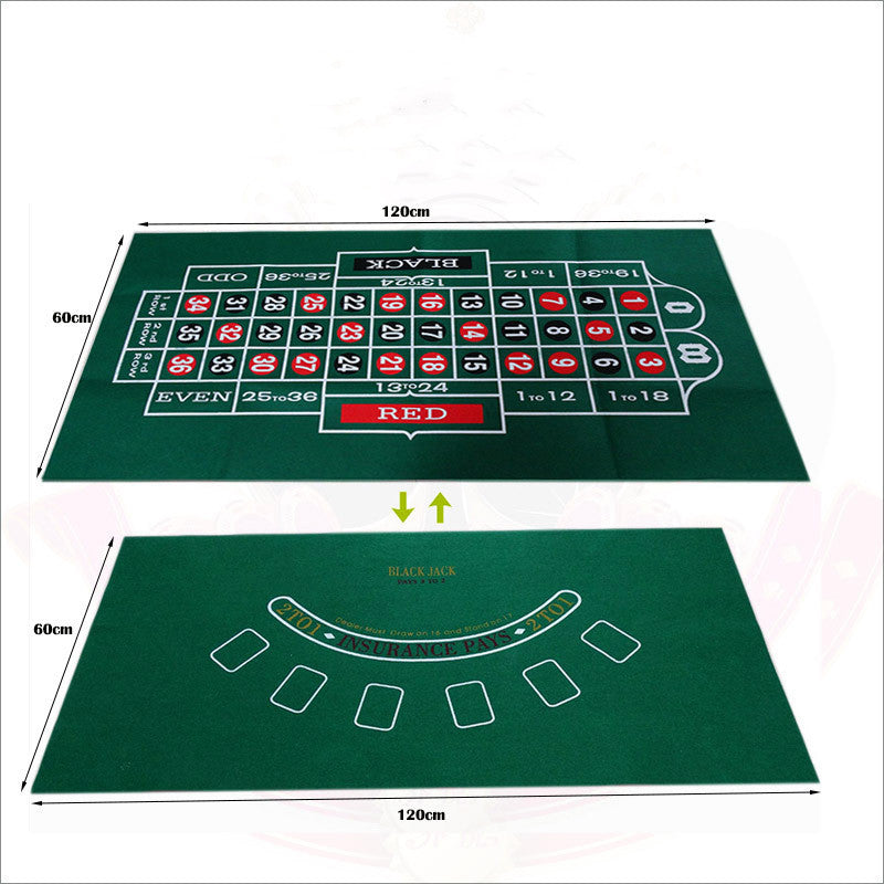 Doppelseitige Spieltischauflage aus Vliesstoff – Bild 3 | LuxeStyle
