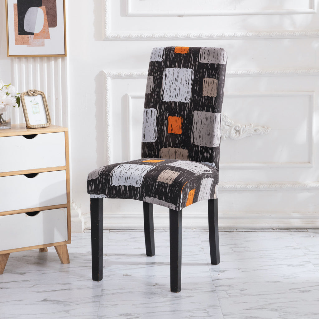 Elastischer Stuhlhussenbezug mit Muster – Bild 3 | LuxeStyle