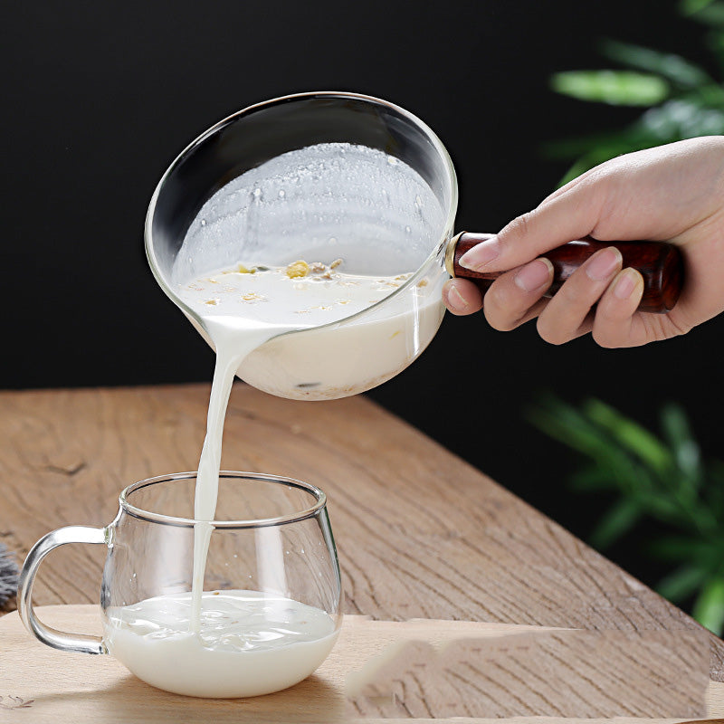 Hitzebeständige Milchpfanne aus Borosilikatglas – Bild 5 | LuxeStyle