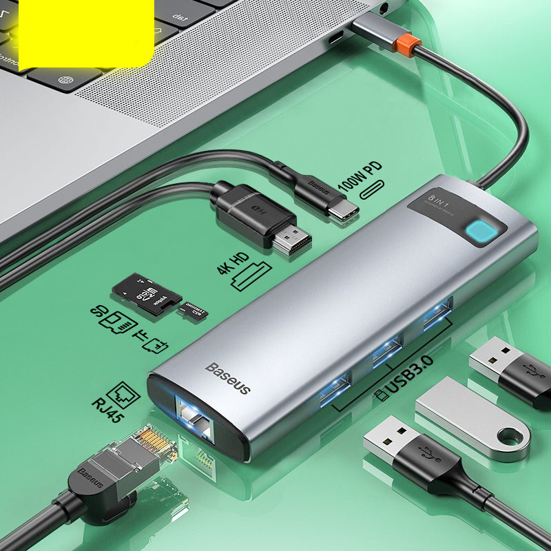 Baseus Metal Shimmer Type-C 6-in-1 Docking Station